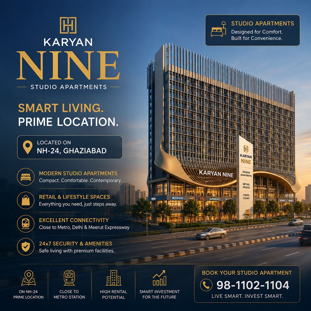 Karyan IX Studio Apartment NH 24 Ghaziabad